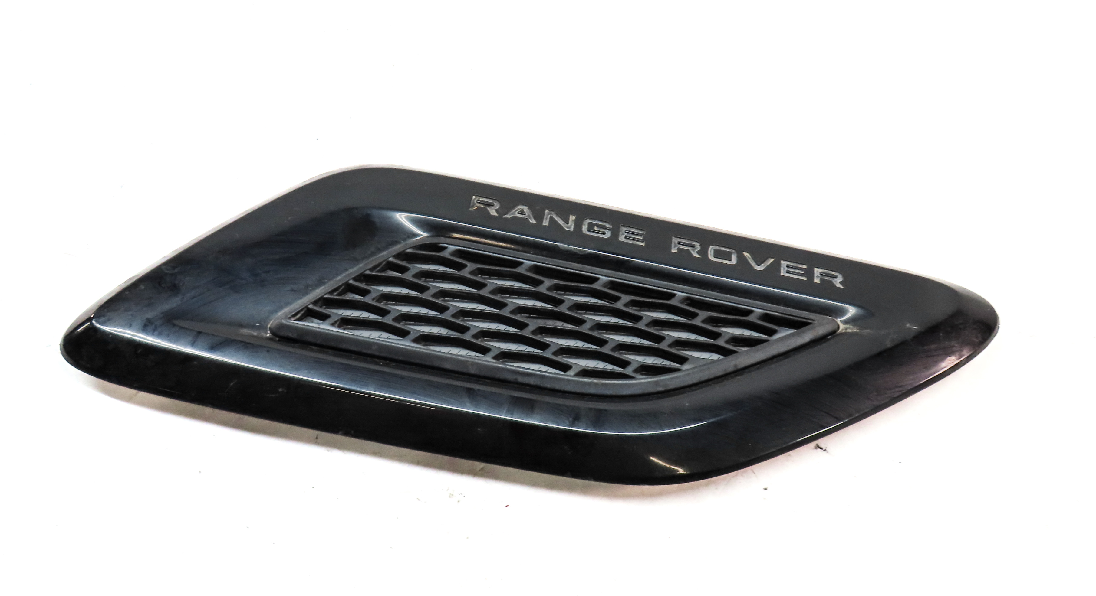 2015 LAND RANGE ROVER SPORT (L494) FRONT RIGHT HOOD GRILLE TRIM (BLACK) — exact item pictured